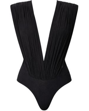 Amazuìn Body Nero Nikita Deep Con Scollo A V