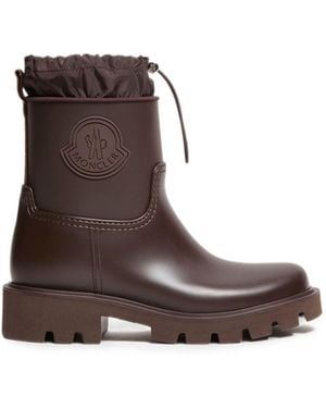 Moncler Stivaletti Kickstream Rain Boots Marroni - Marrone