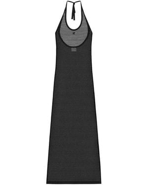 Courreges Holistic Long Dress Cotton - Black