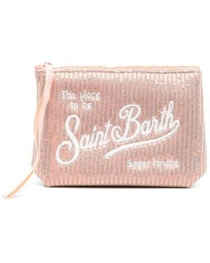 Mc2 Saint Barth Pochette 'Aline Paillettes' - Rosa