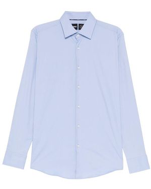 BOSS Camicia Azzurra A Maniche Lunghe - Blu