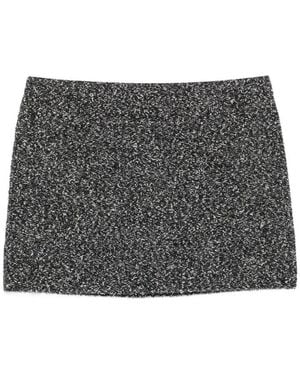Sportmax Anemone Mini Skirt - Gray