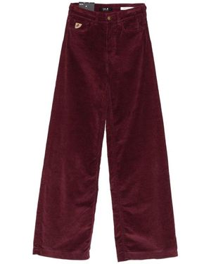 Lois 'Palazzo Mistral' Pants - Red