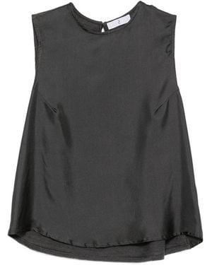 Whyci Top Grigio - Nero