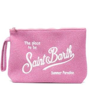 Mc2 Saint Barth Borsa A Mano 'Aline Lurex' - Rosa