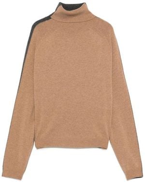 Semicouture Maglia A Collo Alto 'Emeraude' - Neutro