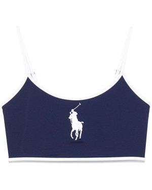 Polo Ralph Lauren Top Bikini Cami - Blu