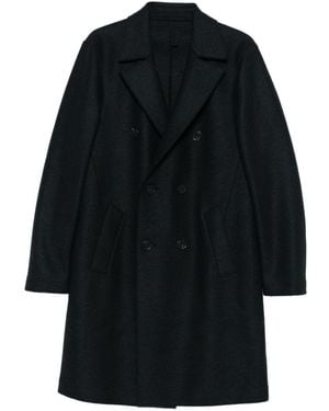 Harris Wharf London Cappotto Lungo Doppiopetto Oversize Blu