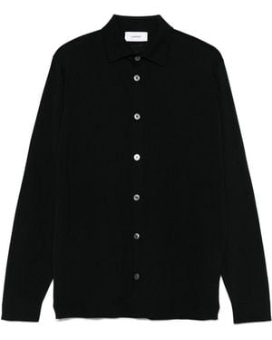 Lardini Camicia Nera Da Uomo - Nero