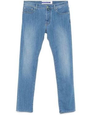 Jacob Cohen Jeans Con Applicazione Logo - Blu