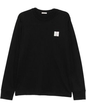 Moncler Felpa Nera - Nero