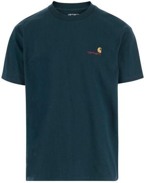 Carhartt T-Shirt 'Deep Lagoon' Girocollo - Blu