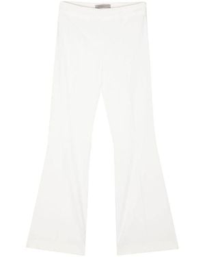 D. EXTERIOR Flared Design Pants - White