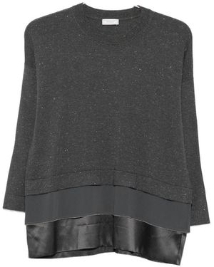 Peserico Maglia Girocollo Grigia - Grigio