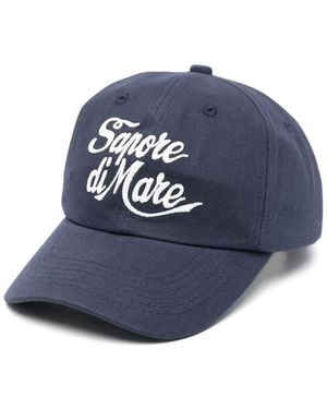 Mc2 Saint Barth Cotton 'Baseball' Cap - Blue