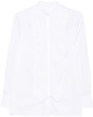 Dondup Camicia Fiocco Bianca - Bianco