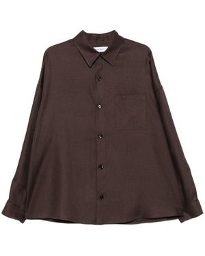 BE ABLE Camicia Marrone Con Taschino Sul Petto