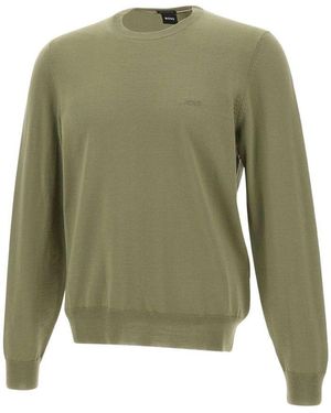 BOSS Maglia Girocollo 'Botto' - Verde