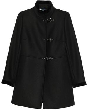 Fay Cappotto Lungo - Nero