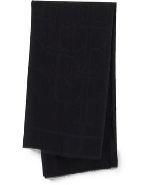 Elisabetta Franchi Sciarpa Leggera Nera - Nero