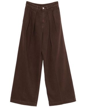 Nine:inthe:morning Pantaloni Marroni Giordana - Marrone