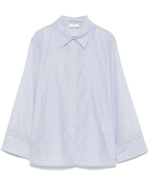 Peserico Camicia Effetto Moiré - Bianco