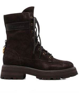 Michael Kors Anfibi Marrone Scuro - Nero
