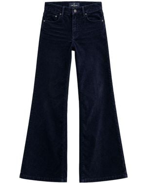 Lois Jeans Blu Scuro Leggermente Svasati Con Tasche
