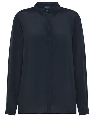 Marina Rinaldi Betty Silk Shirt - Blue