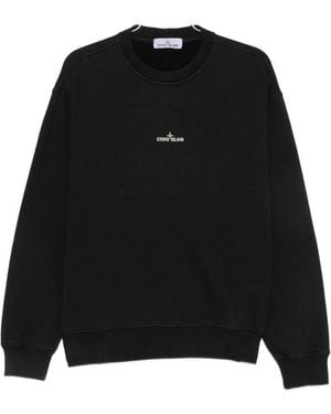 Stone Island Felpa Blu - Nero