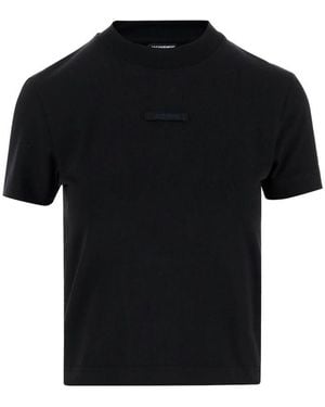 Jacquemus T-Shirt 'The Gros Grain' Girocollo - Nero