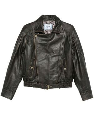 Blugirl Blumarine Calfskin Jacket - Black