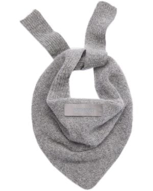 Jacquemus Foulard Triangolare - Grigio