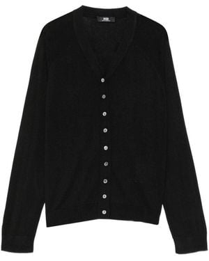 Alpha Studio Cardigan Nero Con Bottoni