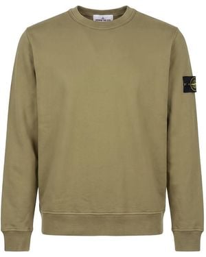 Stone Island Felpa Verde