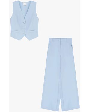 Dixie Completo Con Pantaloni E Gilet - Blu