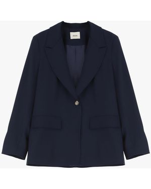 Dixie Blazer Con Chiusura A Bottone - Blu