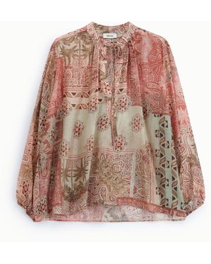 Dixie Blusa Ampia Stampa Paisley Manica Lunga - Multicolore