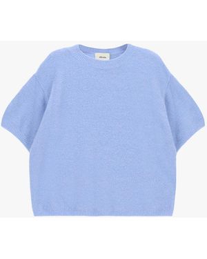 Dixie Pull Col Rond Manches Courtes Coupe Ample - Bleu