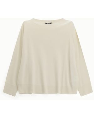 Dixie Maglione Girocollo Ampio Con Maniche Lunghe - Neutro