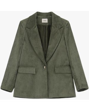 Dixie Blazer Con Abbottonatura Singola - Verde