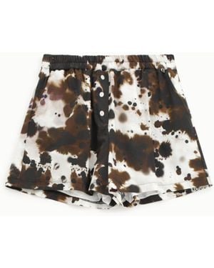 Dixie Shorts Stampati A Vita Elastica - Multicolore