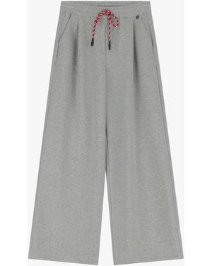 Dixie Pantaloni Sportivi Con Vita Media E Cordino - Grigio