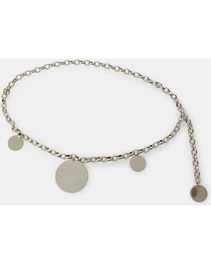 Dixie Cintura Catena Con Maxi Pendenti Tondi - Metallizzato