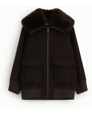 Dixie Cappotto Con Collo - Nero