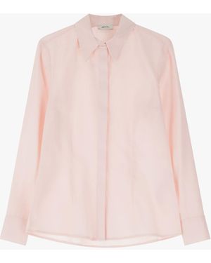 Dixie Chemise Femme Col Classique - Rose