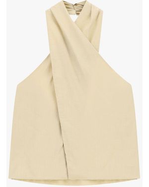 Dixie Top Incrociato Senza Maniche Con Scollo Halter - Nero