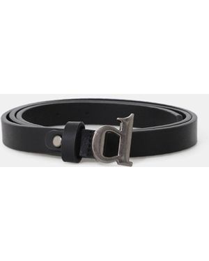 Dixie Ceinture Ajustable Boucle Métallique - Blanc