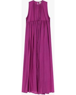 Dixie Robe Longue Sans Manches - Violet