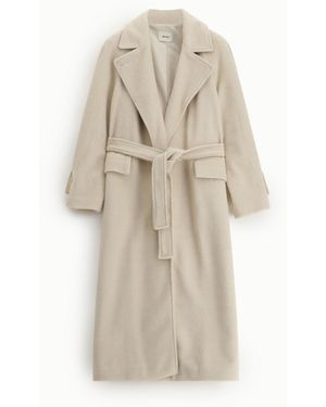 Dixie Manteau Ceinturé À Poches À Rabat - Neutre